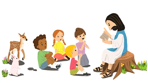 Jesus mit Kindern